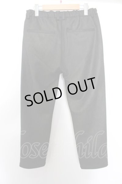 画像3: Luv maison パンツ.ムラ染めヘリンボーンポリスラックス /ブラック/46 O-22-08-19-114-Lu-pa-YM-ZT326 (3)