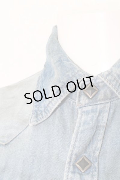 画像3: FUGA シャツ.Authentic 顔料加工6S /ブルー/44 O-22-08-24-049-FU-sh-YM-ZT381 (3)