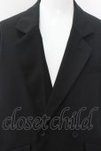 画像2: 【WINTERセール】HARE ジャケット.オーバーシルエットテーラード /ブラック/S O-22-08-24-008-HA-ja-YM-ZT366 (2)
