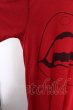 画像2: JURY BLACK Tシャツ.LIPプリントルーズ /レッド/ O-22-08-26-028-JU-ts-YM-ZT360 (2)