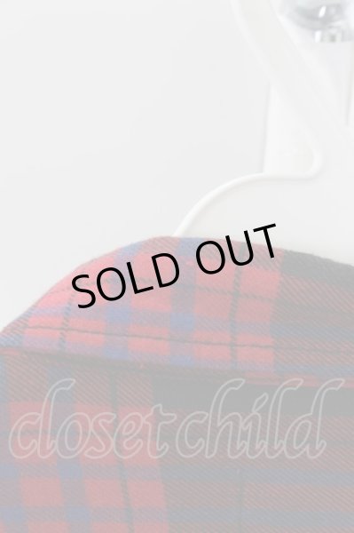 画像4: JURY BLACK シャツ.ルーズシルエットチェック /レッド/F O-22-08-26-033-JU-sh-YM-ZT360 (4)