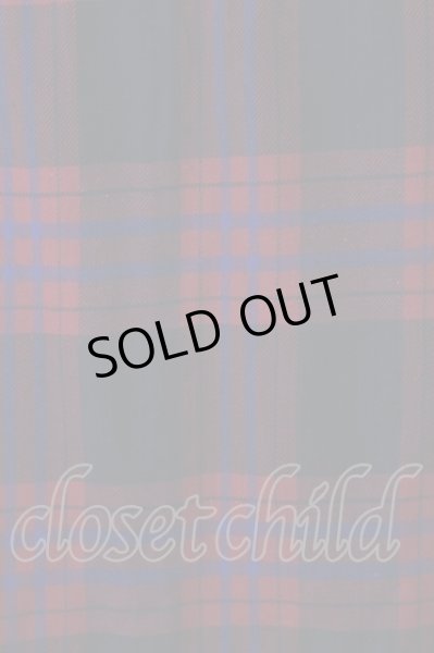 画像5: JURY BLACK シャツ.ルーズシルエットチェック /レッド/F O-22-08-26-033-JU-sh-YM-ZT360 (5)