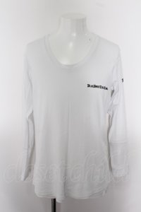 【WINTERセール】BLACK HONEY CHILI COOKIE（Roen） カットソー.Big Logo L/S /ホワイト/2 O-22-08-30-001-BL-to-YM-ZT226