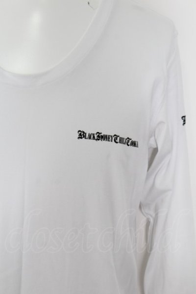画像2: 【WINTERセール】BLACK HONEY CHILI COOKIE（Roen） カットソー.Big Logo L/S /ホワイト/2 O-22-08-30-001-BL-to-YM-ZT226
