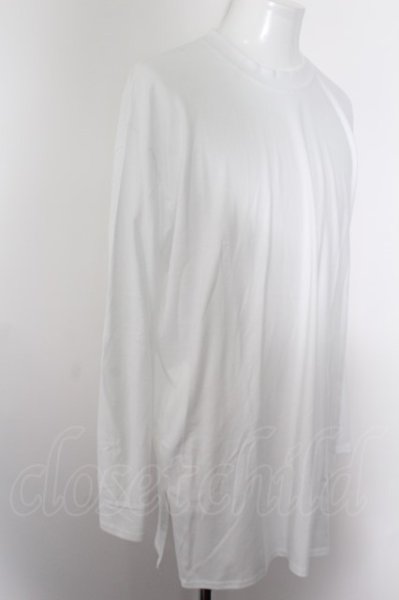 画像2: MINSOBI カットソー.スリットビッグ /ホワイト/F O-22-08-30-087-ET-to-YM-ZT360 (2)