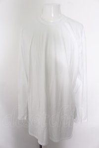 【WINTERセール】MINSOBI カットソー.スリットビッグ /ホワイト/F O-22-08-30-088-ET-to-YM-ZT360