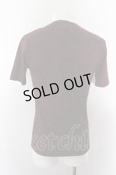 画像4: semanticdesign Tシャツ.ボタニカルテレコVネック /ワイン/M O-22-08-30-094-se-ts-YM-ZT360 (4)