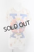 【SALE】maxsix Tシャツ.X Lips /ホワイト/M O-22-08-30-015-ma-ts-YM-ZT374
