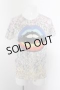【SALE】maxsix Ｔシャツ.アートリップ /レインボー/M O-22-08-30-016-ma-ts-YM-ZT374