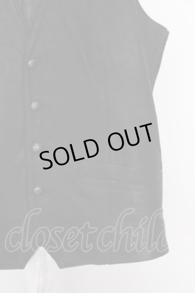 画像2: BACKLASH ベスト.カーフスエード艶 /ブラック/ O-22-08-31-026-BA-to-YM-ZT351 (2)