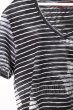 画像2: TORNADO MART Tシャツ.ブリードボーダータックＪＱ /ブラックｘホワイト/M O-22-08-31-027-TO-ts-YM-ZT353 (2)