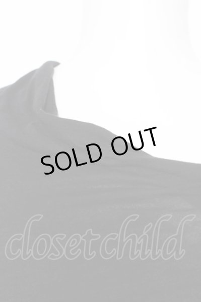 画像2: Stud. トップス.ノースリーブドレープ /ブラック/F O-22-08-31-032-St-to-YM-ZT365 (2)