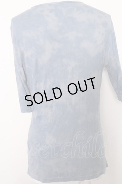 画像3: TORNADO MART カットソー.ハンドムラ染めテレコ 五分袖 /ネイビー/M O-22-08-31-045-TO-to-YM-ZT353 (3)