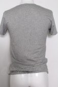 画像4: 【SALE】TORNADO MART Tシャツ.フォギー天竺(フロッキーローズプリント) /グレー/M O-22-08-31-060-TO-ts-YM-ZT352 (4)