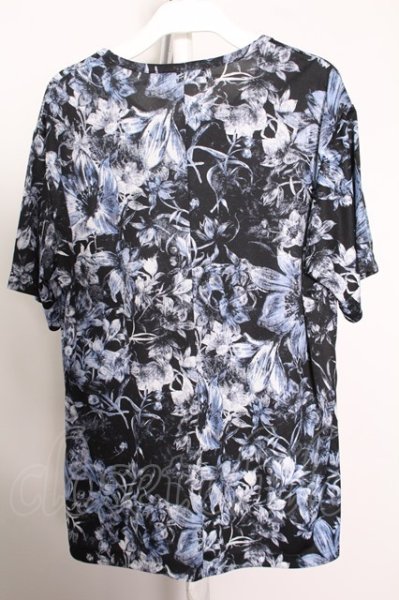画像3: TORNADO MART Tシャツ.フラワープリント /ネイビー/M O-22-08-31-080-TO-ts-YM-ZT351 (3)