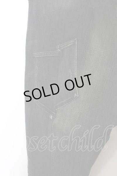 画像5: FUGA パンツ.アンクル丈リメイクドッキングスキニー /ブラック/46 O-22-08-31-111-FU-pa-YM-ZT400 (5)