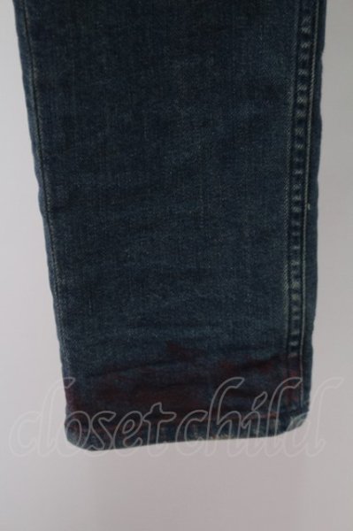 画像4: NO ID. パンツ.RESURRECTION コラボ ストレッチデニムデストロイ加工スキニー /インディゴ/2 O-22-08-31-127-NO-pa-YM-ZT241 (4)