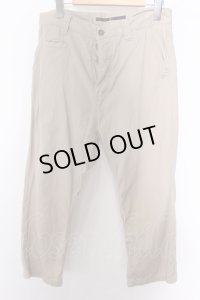 【SALE】NO ID. パンツ.クロップド /ベージュ/1 O-22-08-31-132-NO-pa-YM-ZT396