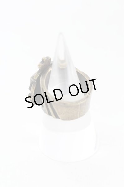 画像2: SMACK ENGINEER リング.シールド /アンティークゴールド/17 O-22-08-31-135-SM-za-YM-ZT344 (2)