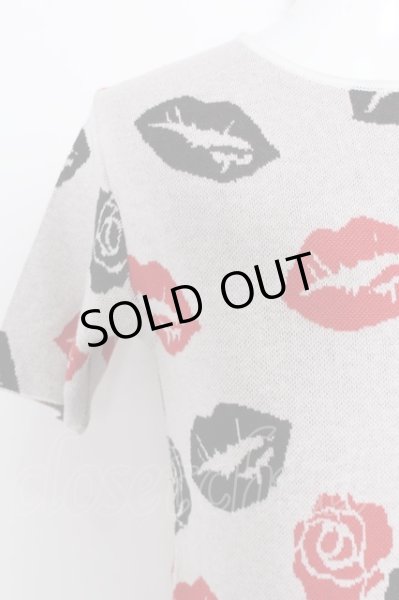 画像2: CIVARIZE Tシャツ.ローズリップパイルニット /ホワイト/44 O-22-09-04-051-CI-ts-YM-ZT081 (2)