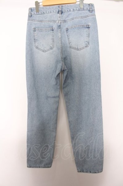 画像3: AIVER パンツ.ダメージデニム /ライトインディゴ/ O-22-09-04-069-ET-pa-YM-ZT079 (3)