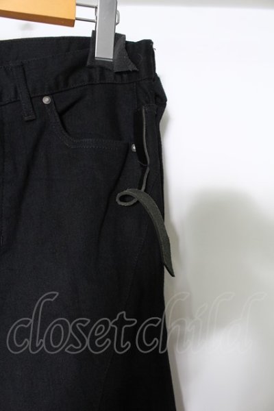 画像2: 【SALE】青激-SEIGEKI-（FAGASSENT パンツ.12oz original stretch BLACK cropped /インディゴ/26 O-22-09-04-070-ET-pa-YM-ZT502