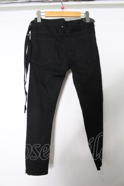 画像3: 【SALE】青激-SEIGEKI-（FAGASSENT パンツ.12oz original stretch BLACK cropped /インディゴ/26 O-22-09-04-070-ET-pa-YM-ZT502