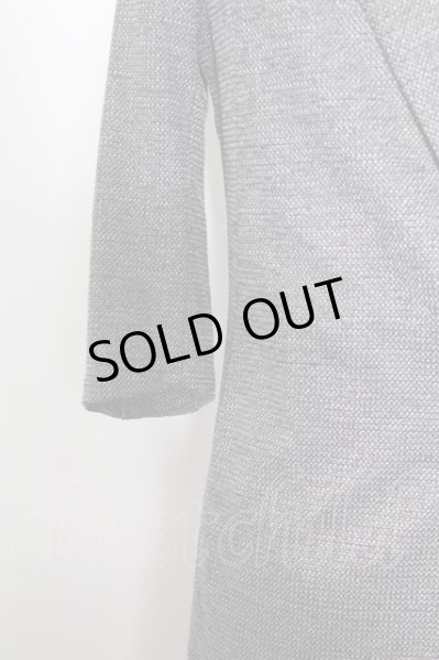 画像2: TORNADO MART ジャケット.ブライトタックメッシュ７分袖チェスター /グレー/M O-22-09-04-020-TO-ja-YM-OS-ZT404 (2)