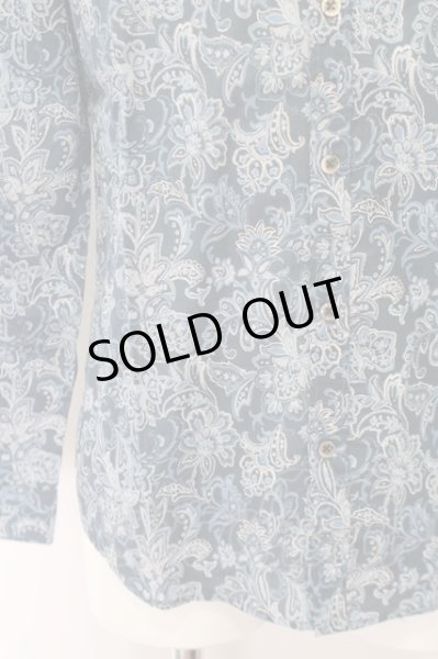 画像3: GOSTAR DE FUGA シャツ.ペイズリー柄長袖 /ネイビー/46 O-22-09-12-037-GO-sh-YM-ZT193 (3)