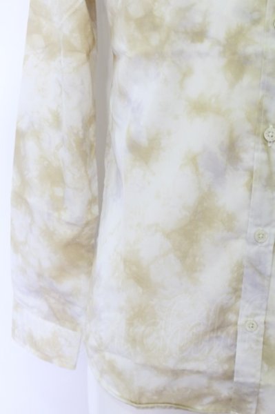 画像3: GOSTAR DE FUGA シャツ.ムラ染め長袖 /イエロー/46 O-22-09-12-039-GO-sh-YM-ZT193 (3)