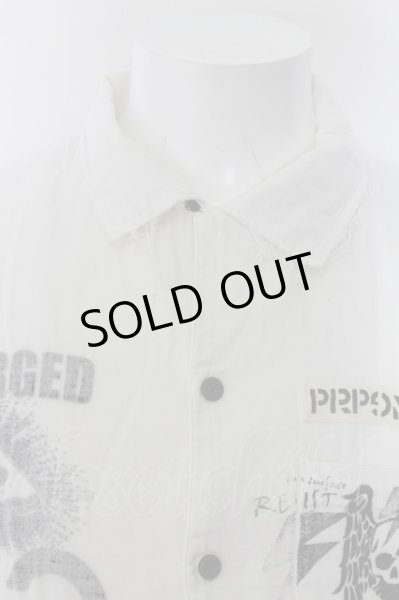 画像2: PROPA9ANDA シャツ.コットンガーゼ /ホワイト/M O-22-09-12-059-PR-sh-YM-ZT442 (2)