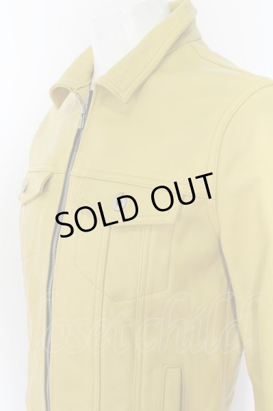 画像4: NO ID. ジャケット.カウベジタブルZIP-Gジャン /マスタード/2 O-22-09-12-065-NO-ja-YM-ZT-ML020 (4)