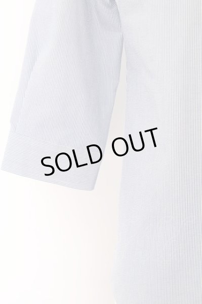 画像3: GOSTAR DE FUGA シャツ.ストレッチシアサッカーワイドカラー7分袖 /ブルー/48 O-22-09-12-070-GO-sh-YM-ZT185 (3)