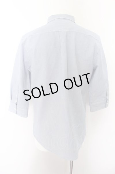 画像4: GOSTAR DE FUGA シャツ.ストレッチシアサッカーワイドカラー7分袖 /ブルー/48 O-22-09-12-070-GO-sh-YM-ZT185 (4)