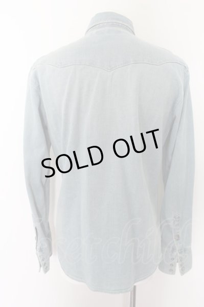 画像5: JACKROSE シャツ.コンチョボタンストレッチウエスタン /ライトインディゴ/3 O-22-09-12-087-JA-sh-YM-ZT441 (5)