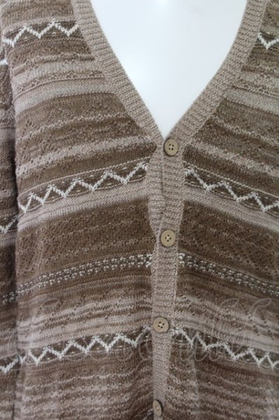 画像2: GOSTAR DE FUGA カーディガン.STARRY SKY /ベージュ/44 O-22-09-12-002-GO-to-YM-ZT033 (2)