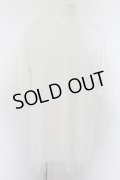 【SALE】GOSTAR DE FUGA Tシャツ.フリンジ /ホワイト/46 O-22-09-12-003-GO-ts-YM-ZT444