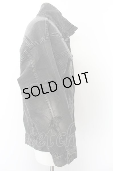 画像6: GOSTAR DE FUGA ジャケット.クラッシュオーバーGジャン /ブラック/46 O-22-09-19-002-GO-ja-YM-ZT068 (6)