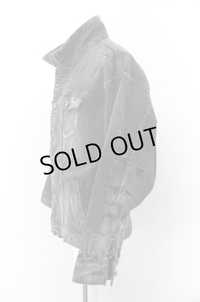 画像4: GOSTAR DE FUGA ジャケット.クラッシュオーバーGジャン /ブラック/46 O-22-09-19-002-GO-ja-YM-ZT068 (4)