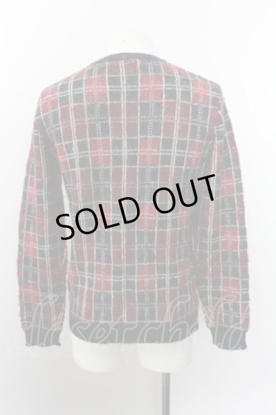 画像3: GOSTAR DE FUGA ニット.FASCINATEDオンブレーチェック /レッドｘブラック/44 O-22-09-22-031-GO-to-YM-ZT083 (3)