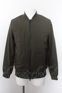 【WINTERセール】GOSTAR DE FUGA ジャケット.Rafale 止水ファスナーストレッチシャンブレーMA-1 /カーキ/44 O-22-09-22-058-GO-ja-YM-ZT178