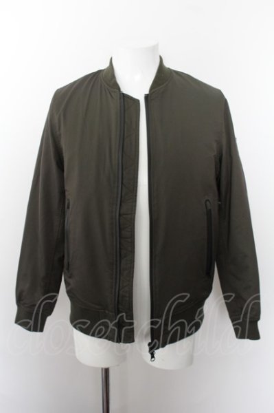 画像2: GOSTAR DE FUGA ジャケット.Rafale 止水ファスナーストレッチシャンブレーMA-1 /カーキ/44 O-22-09-22-058-GO-ja-YM-ZT178 (2)