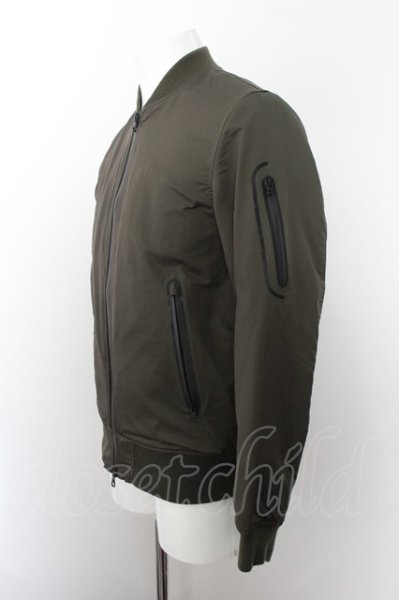 画像3: GOSTAR DE FUGA ジャケット.Rafale 止水ファスナーストレッチシャンブレーMA-1 /カーキ/44 O-22-09-22-058-GO-ja-YM-ZT178 (3)