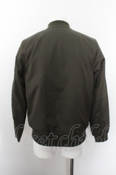 画像4: GOSTAR DE FUGA ジャケット.Rafale 止水ファスナーストレッチシャンブレーMA-1 /カーキ/44 O-22-09-22-058-GO-ja-YM-ZT178 (4)