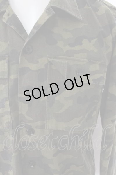 画像4: GOSTAR DE FUGA シャツ.DISCREDIT　カモフラ /カーキ/46 O-22-09-22-060-GO-sh-YM-ZT422 (4)