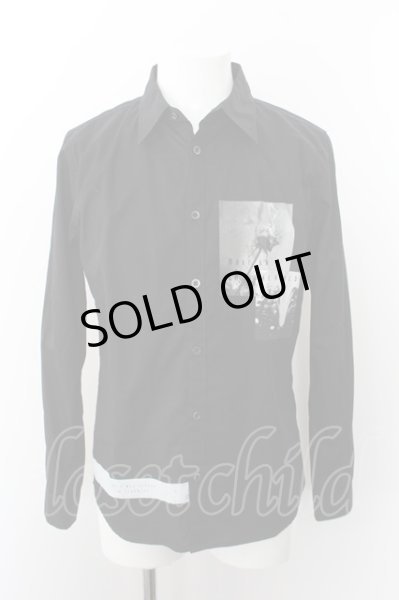 画像2: FUGA シャツ.プリントブロード /ブラック/46 O-22-09-22-010-FU-sh-YM-ZT129 (2)