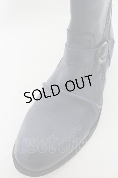 画像3: FUGA ブーツ.AirForce 斜行ジップレザーエンジニア /ブルー/43 O-22-09-22-113-FU-sho-YM-ZT424 (3)