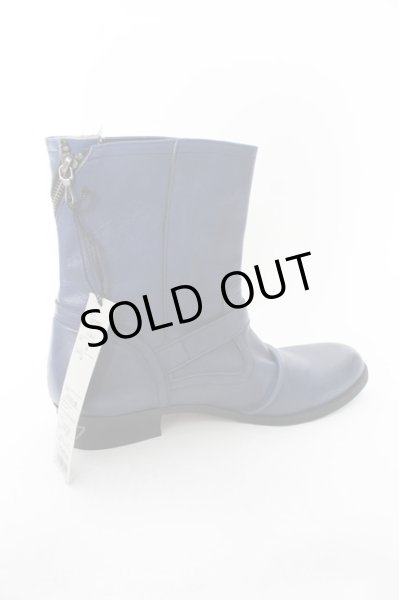 画像5: FUGA ブーツ.AirForce 斜行ジップレザーエンジニア /ブルー/43 O-22-09-22-113-FU-sho-YM-ZT424 (5)