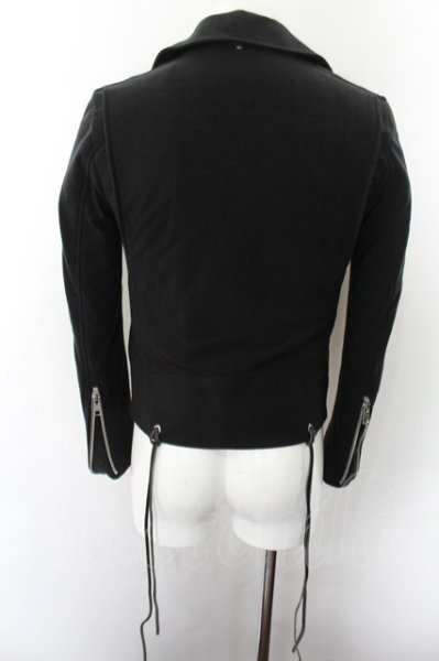 画像4: GalaabenD ジャケット.アーミーツイルダブルライダース /ブラック/s O-22-09-23-012-Ga-ja-YM-ZT-ML030 (4)
