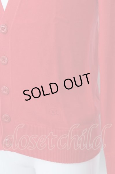 画像3: VANQUISH カーディガン.カラー /レッド/S O-22-09-24-050-VA-to-YM-ZT429 (3)